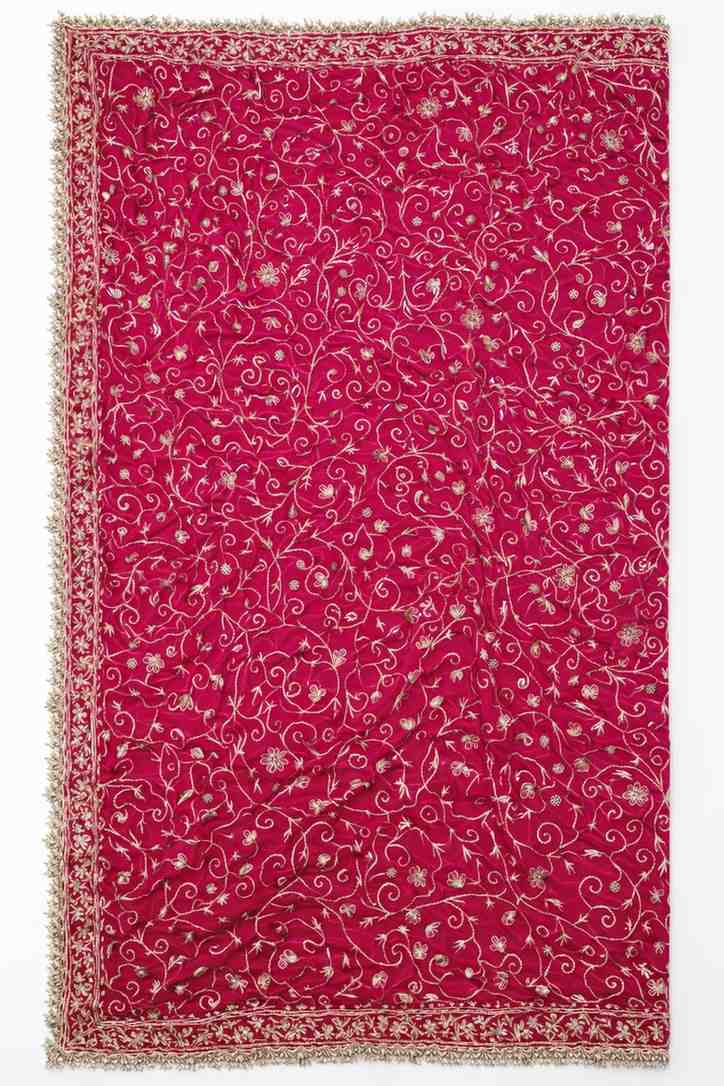 Red All-Over Zardozi